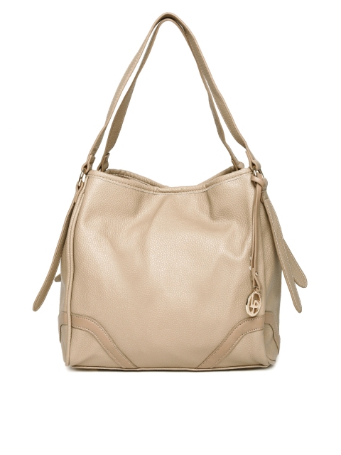

Lisa Haydon for Lino Perros Beige Textured Shoulder Bag