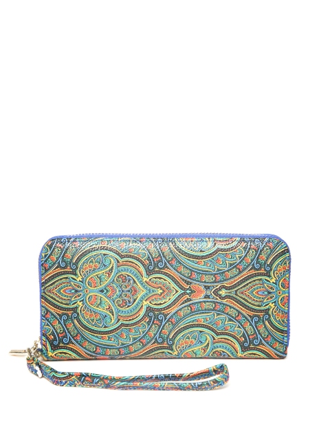 

Lino Perros Women Multicoloured Printed Zip-Around Wallet, Multi