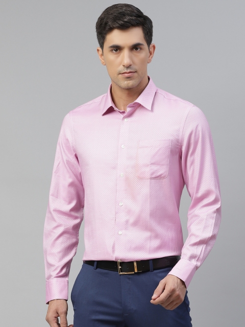 

Blackberrys Men Pink Fine Giza Cotton Formal Shirt