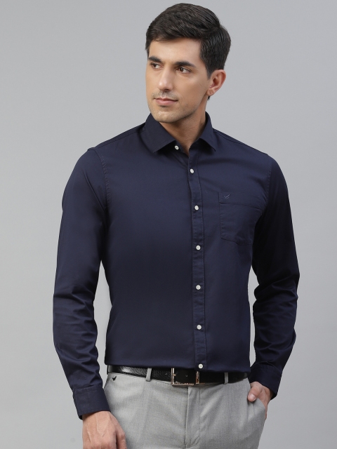 

Blackberrys Men Navy Blue Slim Fit Formal Shirt