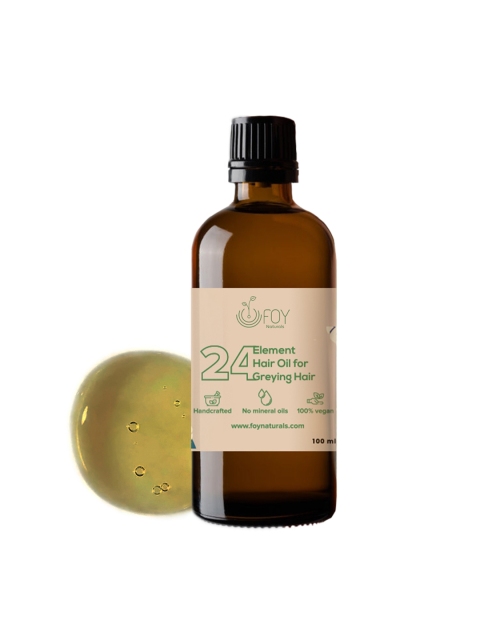 

FOY Naturals 24 Element Oil for Greying Hair 100 ml, Yellow