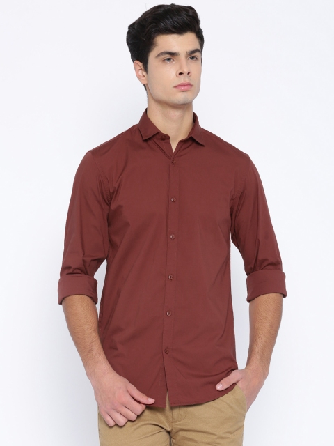 

Pepe Jeans Men Brick Red Casual Shirt