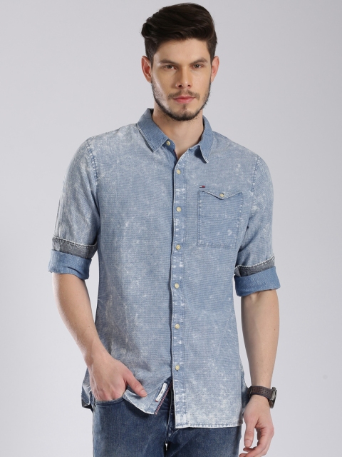 

Tommy Hilfiger Blue Casual Shirt