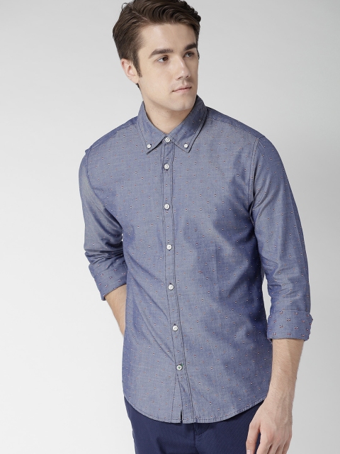 

Tommy Hilfiger Blue New York Fit Casual Shirt