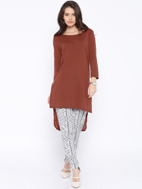 

ONLY Rust Red High-Low Tunic
