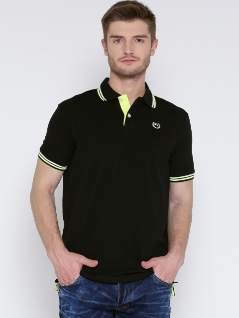 

ALCOTT Black Polo T-shirt