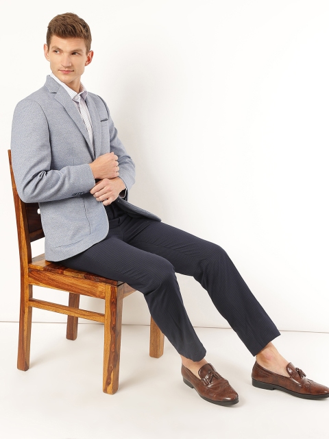 

Marks & Spencer Men Black Self Design Blazer