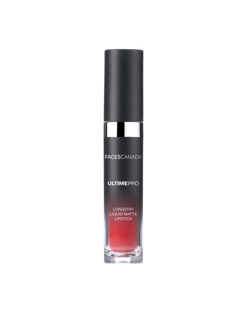 

FACES CANADA Ultime Pro Longstay Liquid Matte Lipstick Hot Vermilion 19, Red