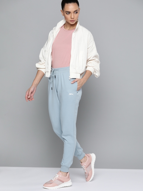

Slazenger Women Blue Solid Joggers