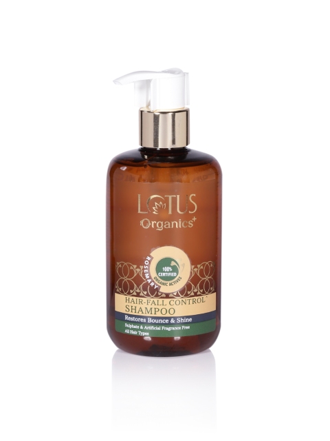 

Lotus Organics Unisex Organics Hair-Fall Shampoo 300 ml, Brown