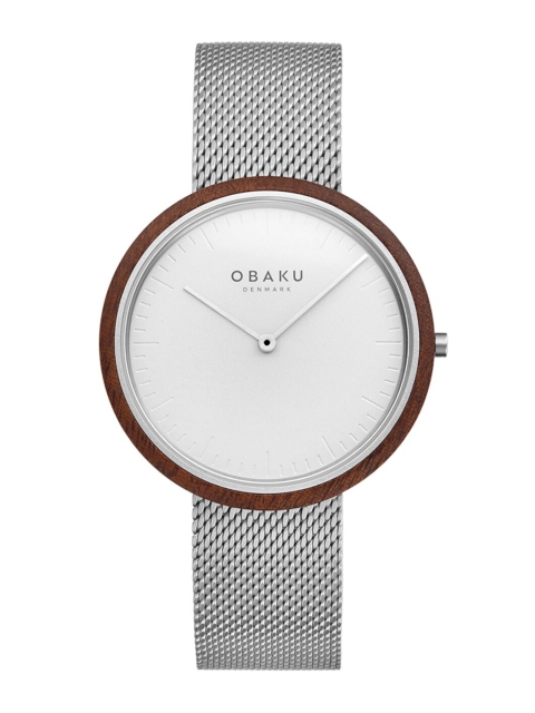 

Obaku Men White Analogue Round Dial Watch