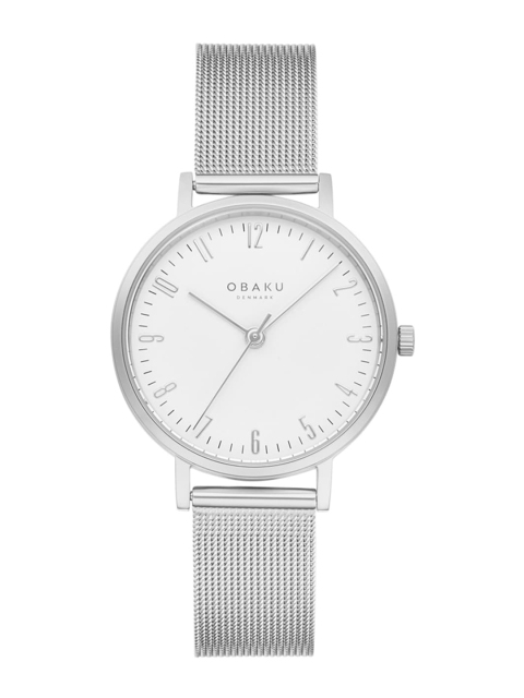 

Obaku Women White Analogue Watch V248LXCIMC