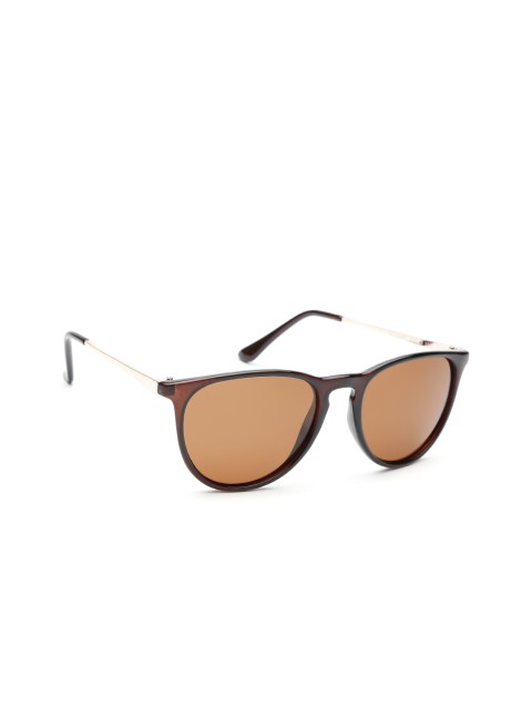 

Daniel Klein Men Polarized Oval Sunglasses DK3087-COL 3, Brown