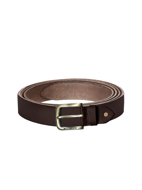 

WildHorn Men Coffee Brown Solid Leather Belt