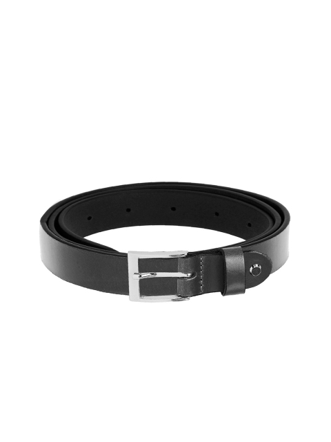 

WildHorn Men Black Solid Leather Belt