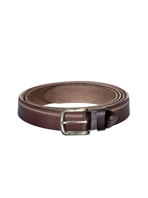 

WildHorn Men Brown Solid Leather Belt