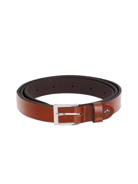 

WildHorn Men Tan Brown Solid Leather Belt