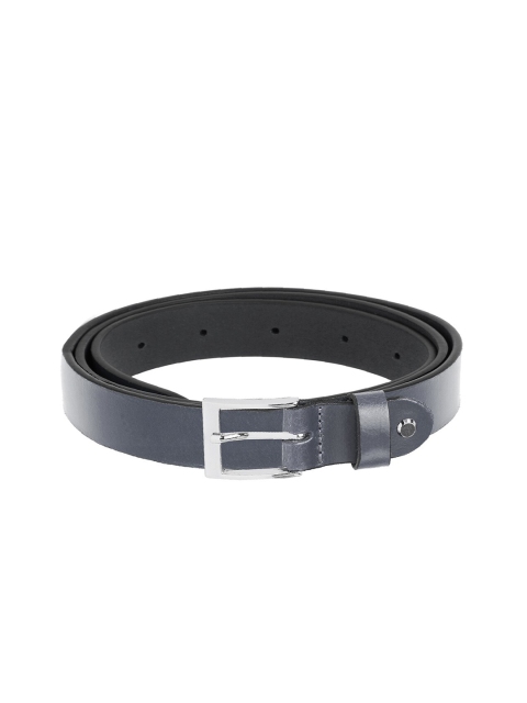 

WildHorn Men Grey Solid Leather Belt