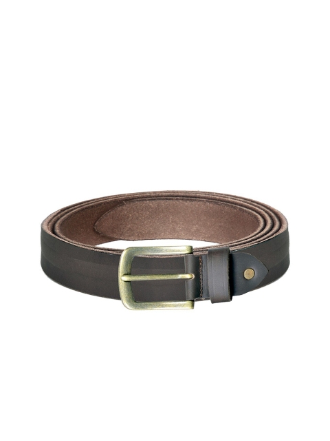 

WildHorn Men Brown Solid Leather Belt