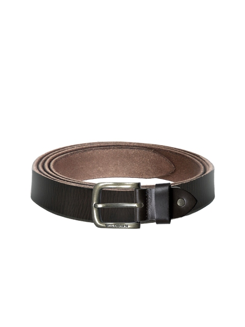 

WildHorn Men Coffee Brown Solid Leather Belt