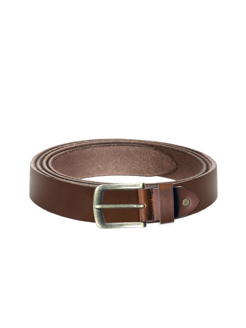 

WildHorn Men Brown Solid Leather Belt