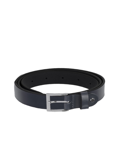

WildHorn Men Navy Blue Solid Leather Belt