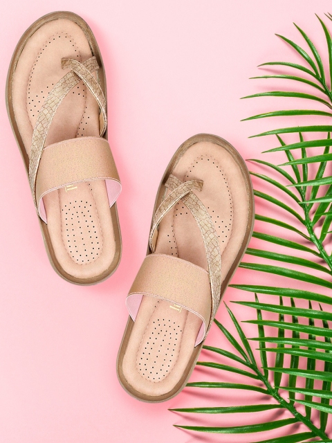 

Inc 5 Women Rose Gold Printed Flatforms