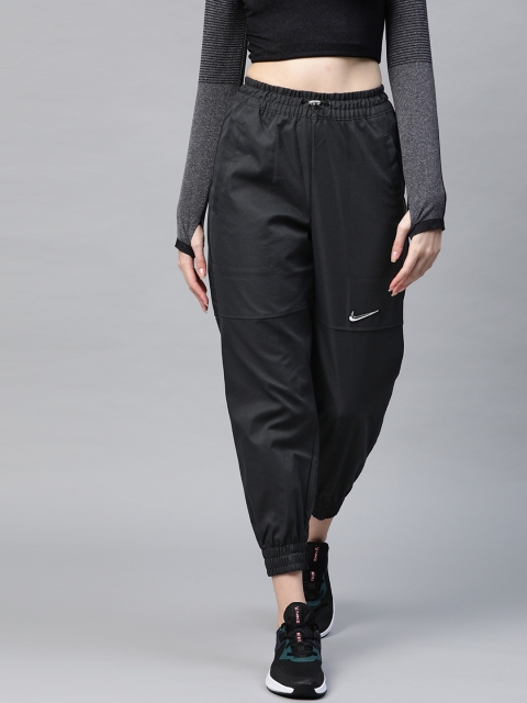 

Nike Women Black AS Sportswear Swoosh Woven HR Joggers