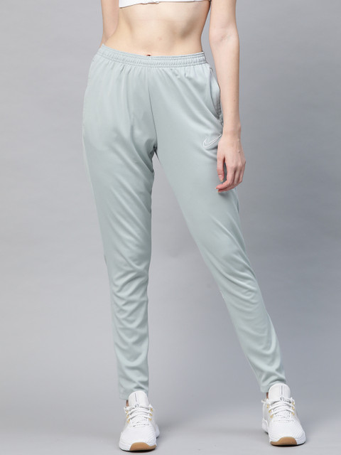 

Nike Women Blue Solid Dri-FIT Academy Football Track Pants