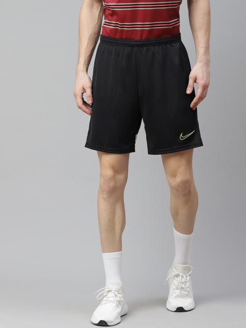 

Nike Men Black Dri-FIT Academy 21 Solid Knit Soccer Shorts