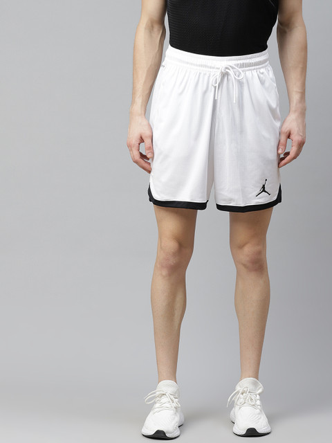 

Nike Men White Solid Jordan Dri-FIT Air Knit Shorts