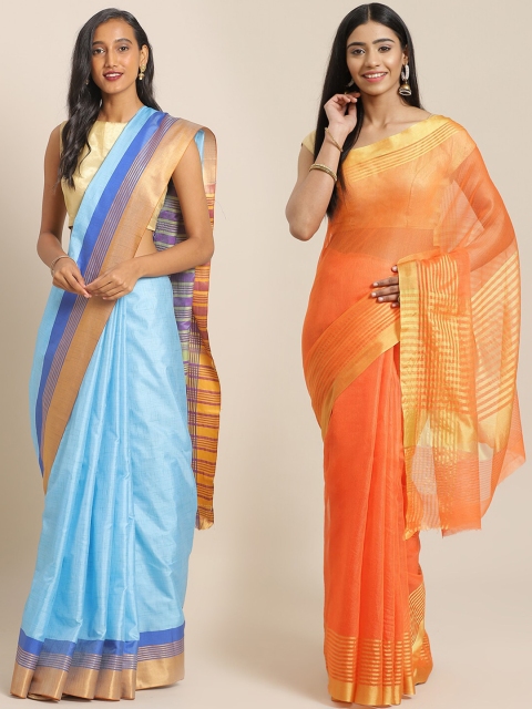 

KALINI Multicoloured Printed Saree, Blue