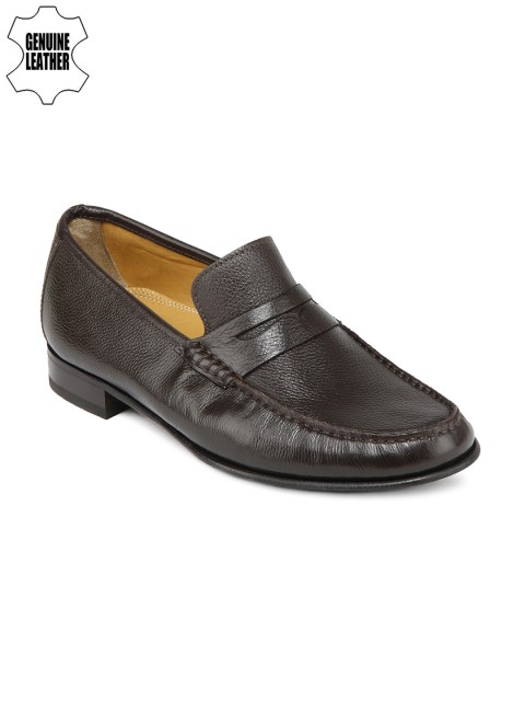 

Ruosh Work Classic Men Dark Brown Wrinkle Resistant Slip On Shoes
