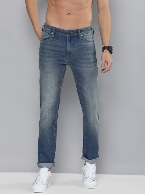 

HERE&NOW Men Blue Slim Fit Light Fade Stretchable Jeans
