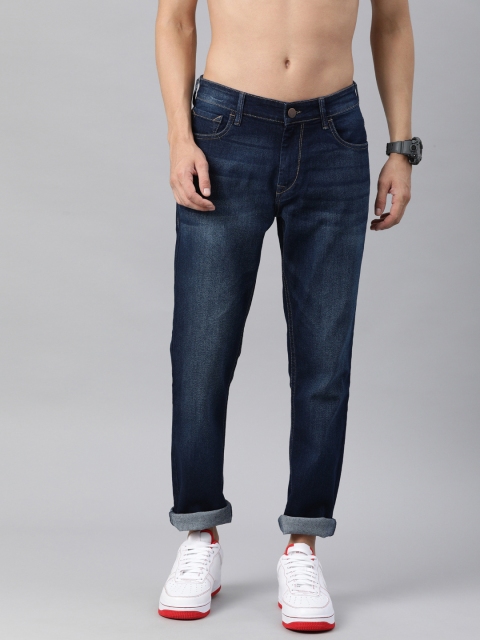 

HERE&NOW Men Blue Slim Fit Light Fade Stretchable Jeans