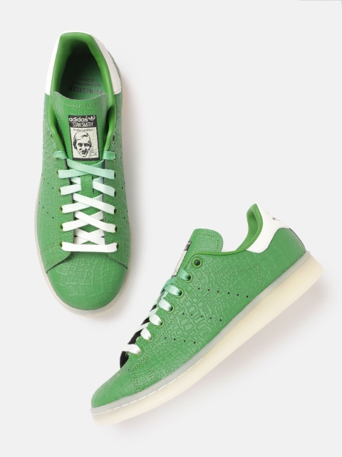 

ADIDAS Originals Men Green Stan Smith Primegreen Textured Sustainable Sneakers