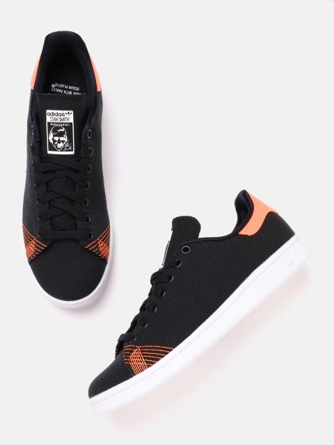 

ADIDAS Originals Men Black Solid Stan Smith Primeblue Sustainable Sneakers