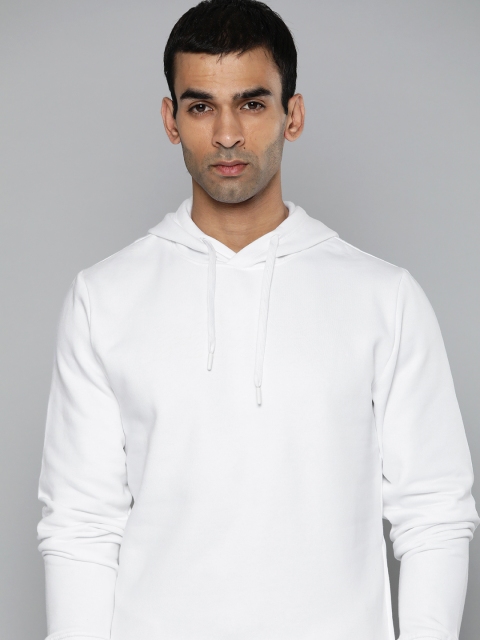 

HRX By Hrithik Roshan Lifestyle Men Optic White Rapid-Dry Typography Sweatshirt