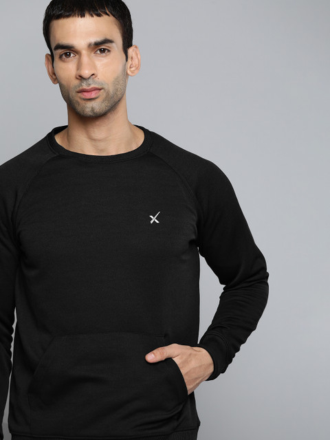 

HRX By Hrithik Roshan Outdoor Men Jet Black Packable Solid Sweatshirt