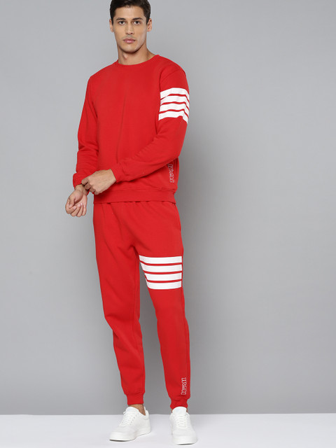 

HRX By Hrithik Roshan Lifestyle Men High Risk Red Tracksuit