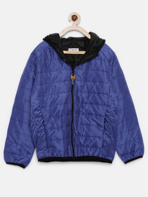 

U.S. Polo Assn. Kids Boys Blue Hooded Jacket