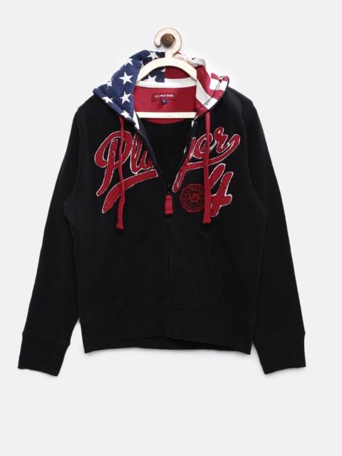 

U.S. Polo Assn. Kids Boys Black Hooded Sweatshirt
