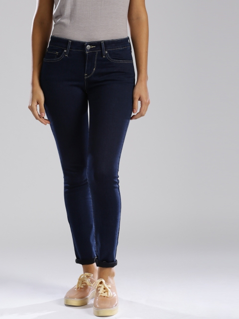 

Levis Blue Skinny Fit Stretchable Jeans 711