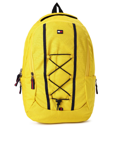 

Tommy Hilfiger Unisex Yellow & Black Backpack