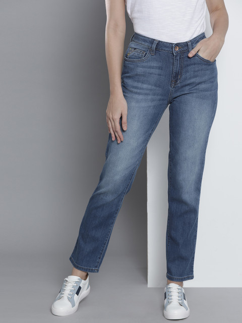 

Nautica Women Blue Straight Skinny Fit Light Fade Jeans