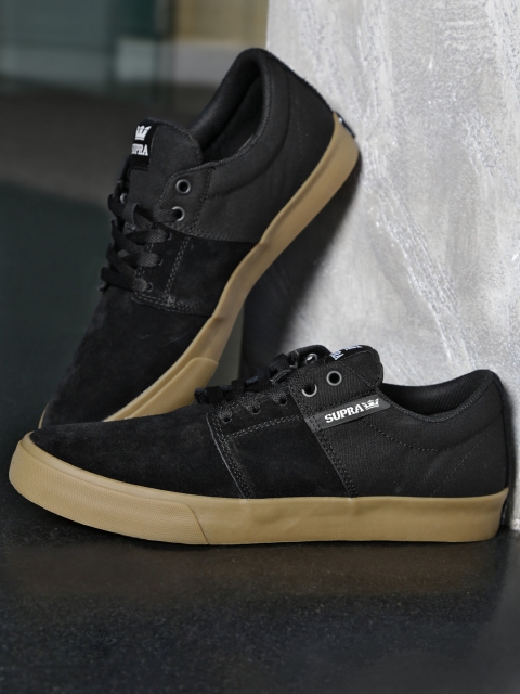 

Supra Men Black Solid Sneakers