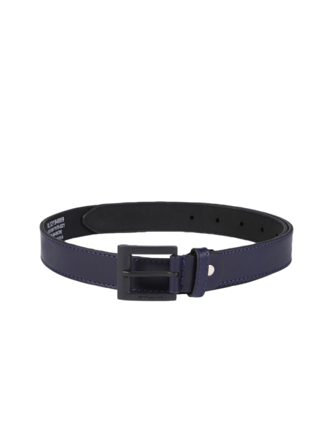 

Peter England Men Navy Blue Formal Belt