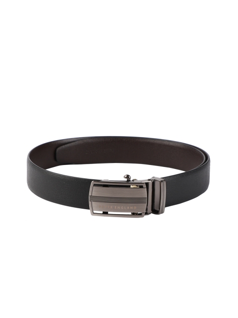 

Peter England Men Black & Brown Textured Reversible Formal Belt