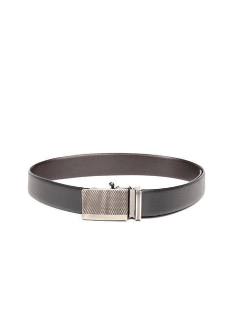 

Peter England Men Black & Brown Textured Reversible Formal Belt