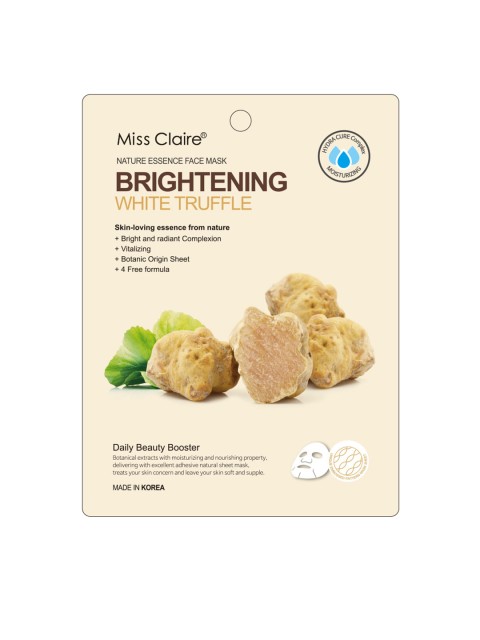 

Miss Claire Nature Essence Face Mask - White Truffle 25 ml, Transparent